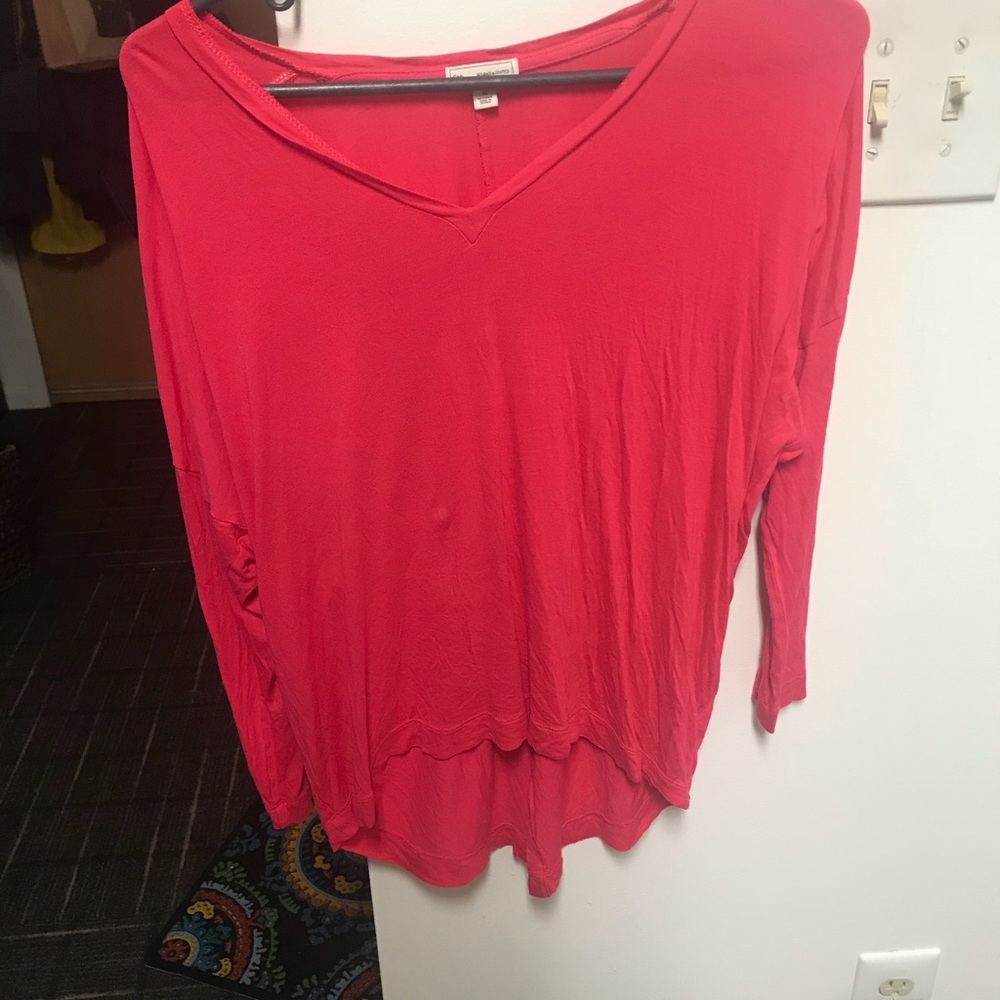 Gap worn once pink long sleeve shirt